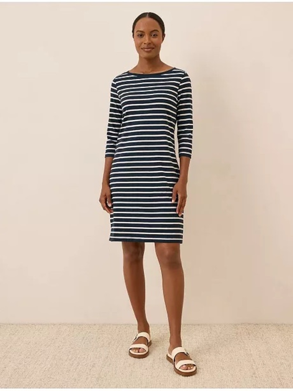 PACT Organic Cotton Softspun Boat Neck Dress
Size X-Small